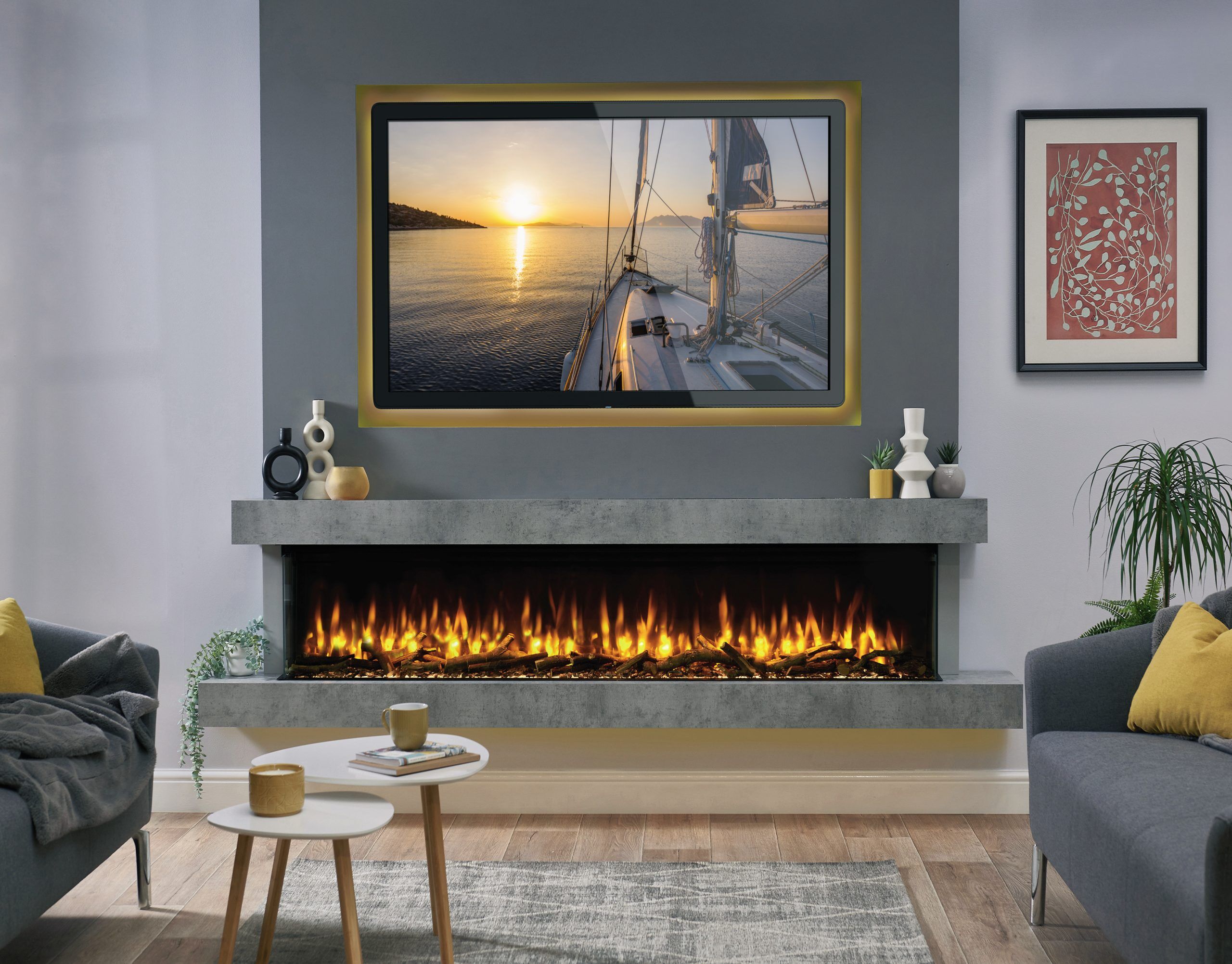 iRANGE i2000e Slimline Electric Fire